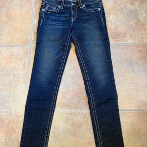 Miss Me Dark Blue Skinny Jeans